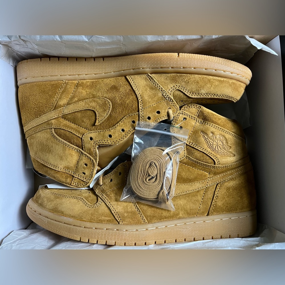 Jordan one wheat suede, size 11.5